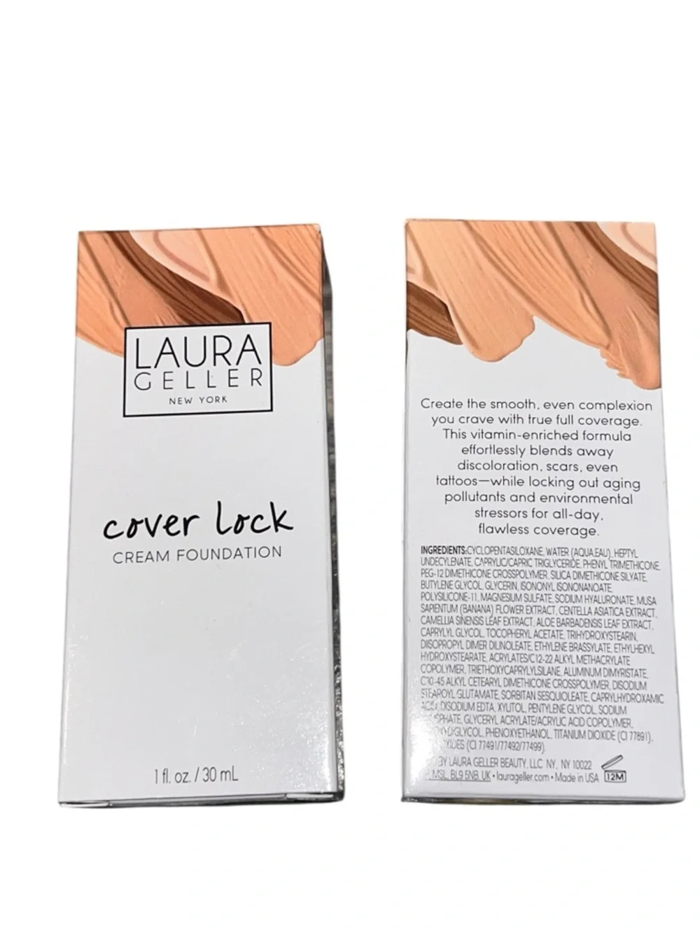 Laura Geller Cover Lock Cream Foundation - Tan Shade (2 Pack)